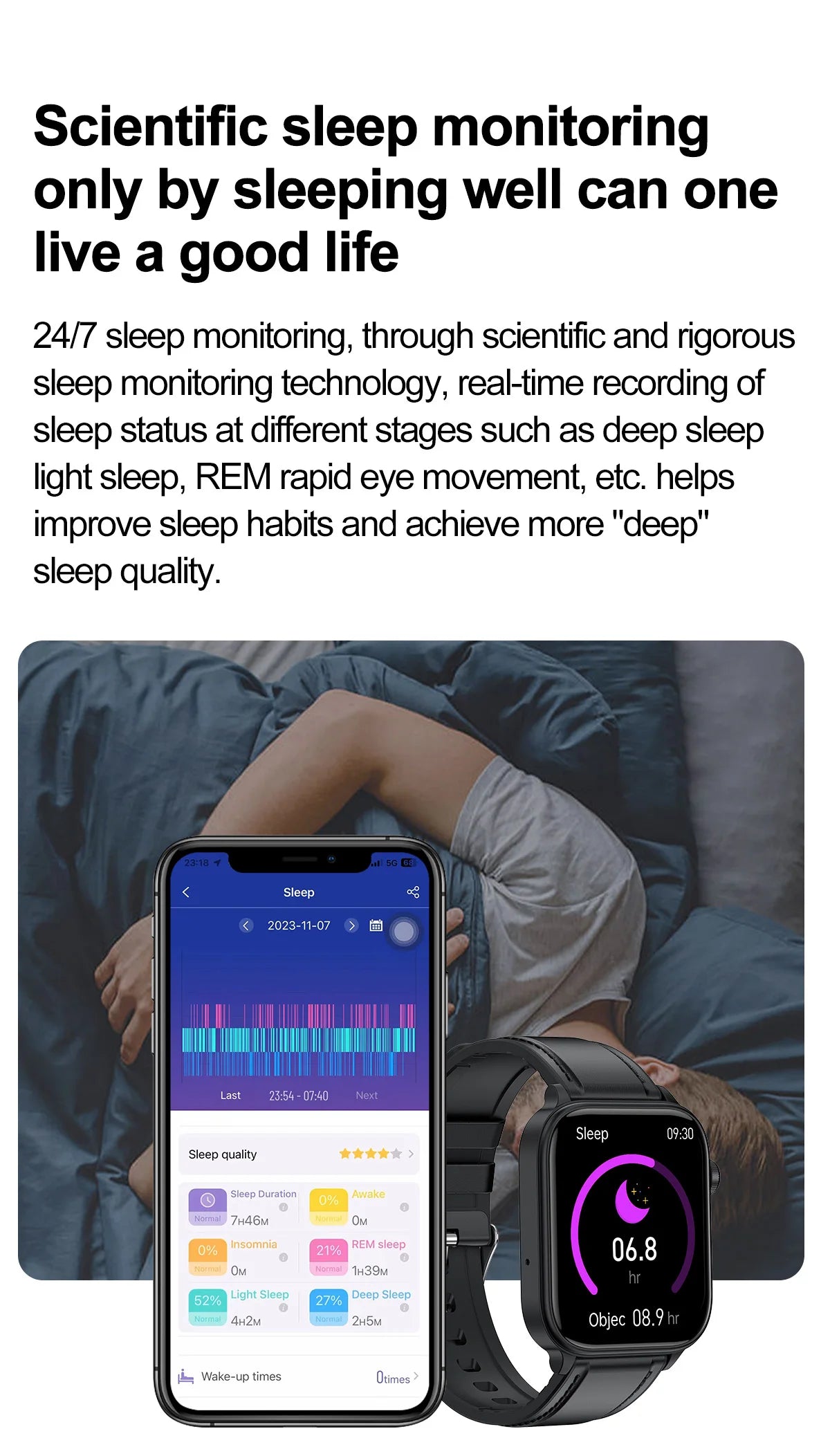 ECG+PPG Smart Watch