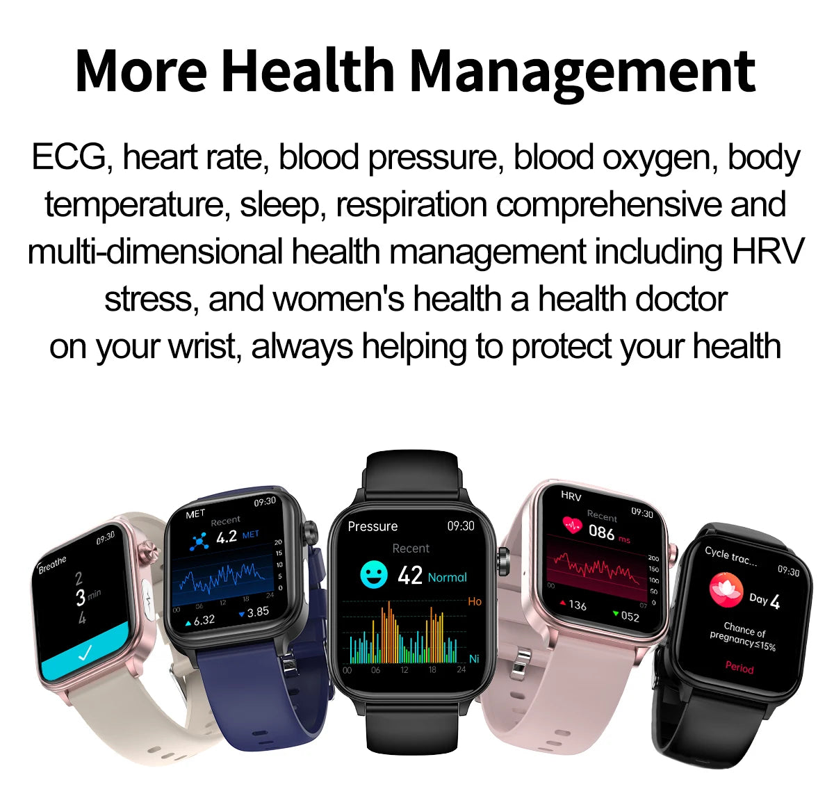 ECG+PPG Smart Watch