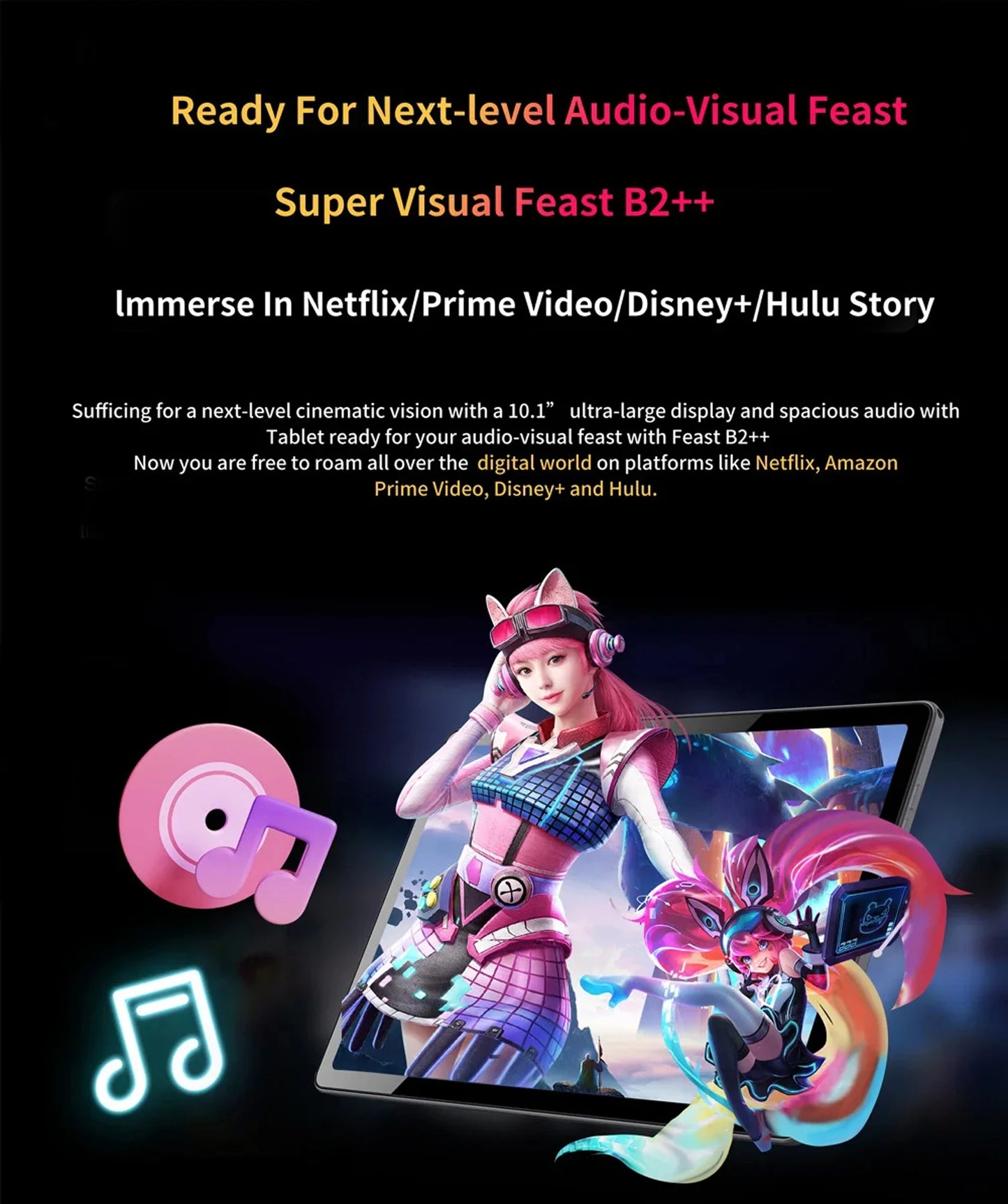 BDF Android 10.1 Inch Tablet