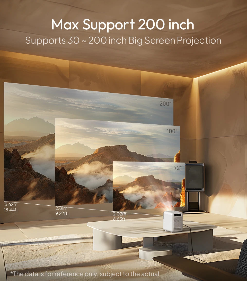 BYINTEK Household Theater Projector