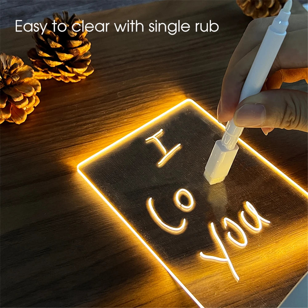 Transparent Luminous LED Night Vision Writing Board