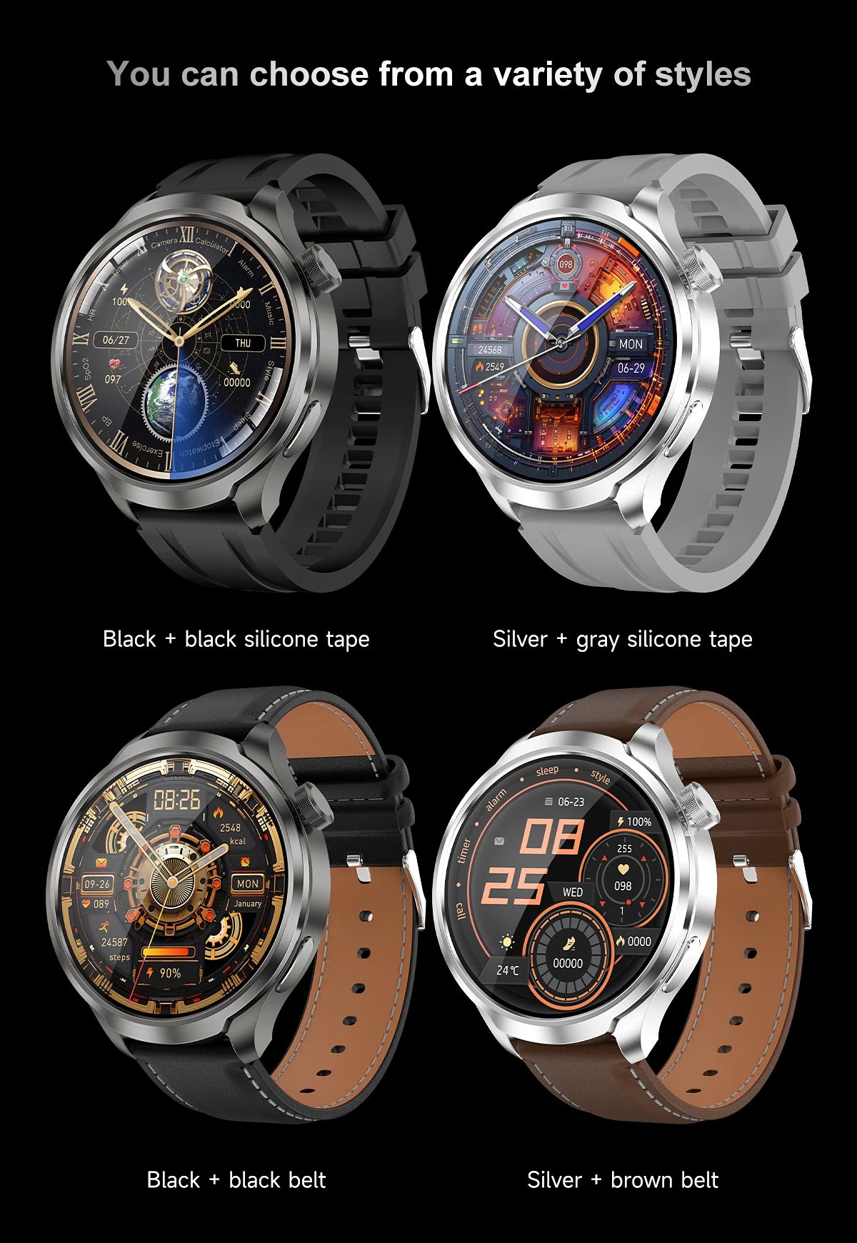 GPS Outdoor fitness NFC Smart Watch
