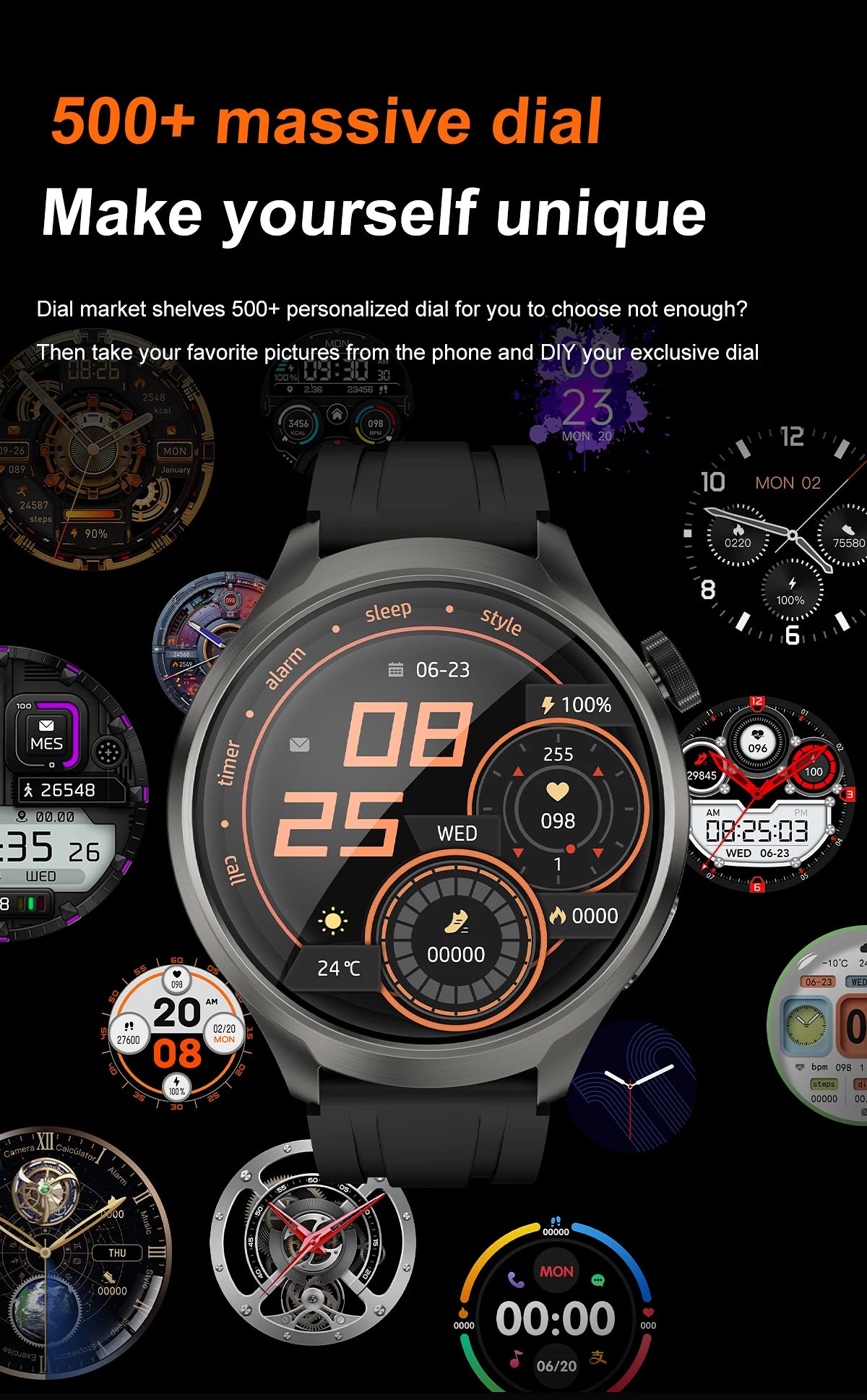 GPS Outdoor fitness NFC Smart Watch
