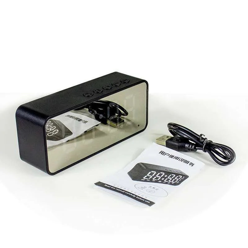 Alarm Clock Radio FM Bluetooth Speaker