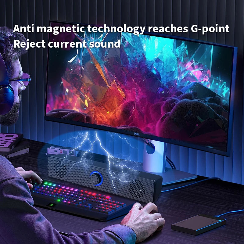 Long Desktop Dual Speaker