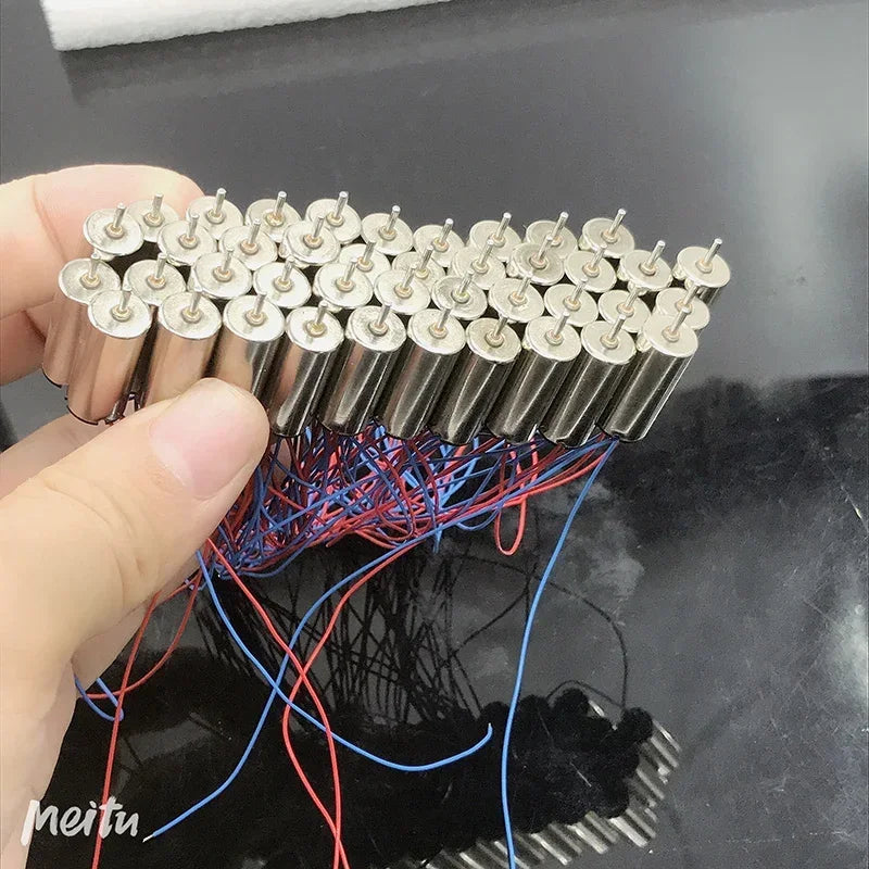 1PC DC 3V-3.7V Coreless Motor 0408,412,612,615,617.716,720,816,8520,1020 High Speed RC Drone Strong Magnetic DIY Aircraft