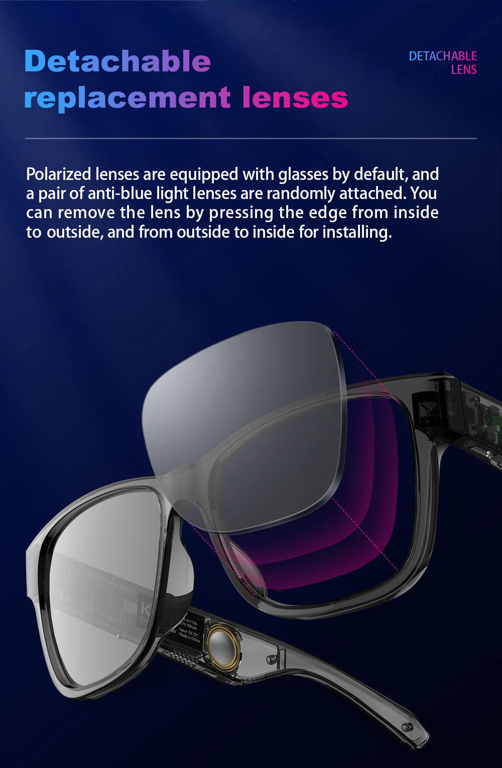 KUMI Meta V1 Smart Glasses