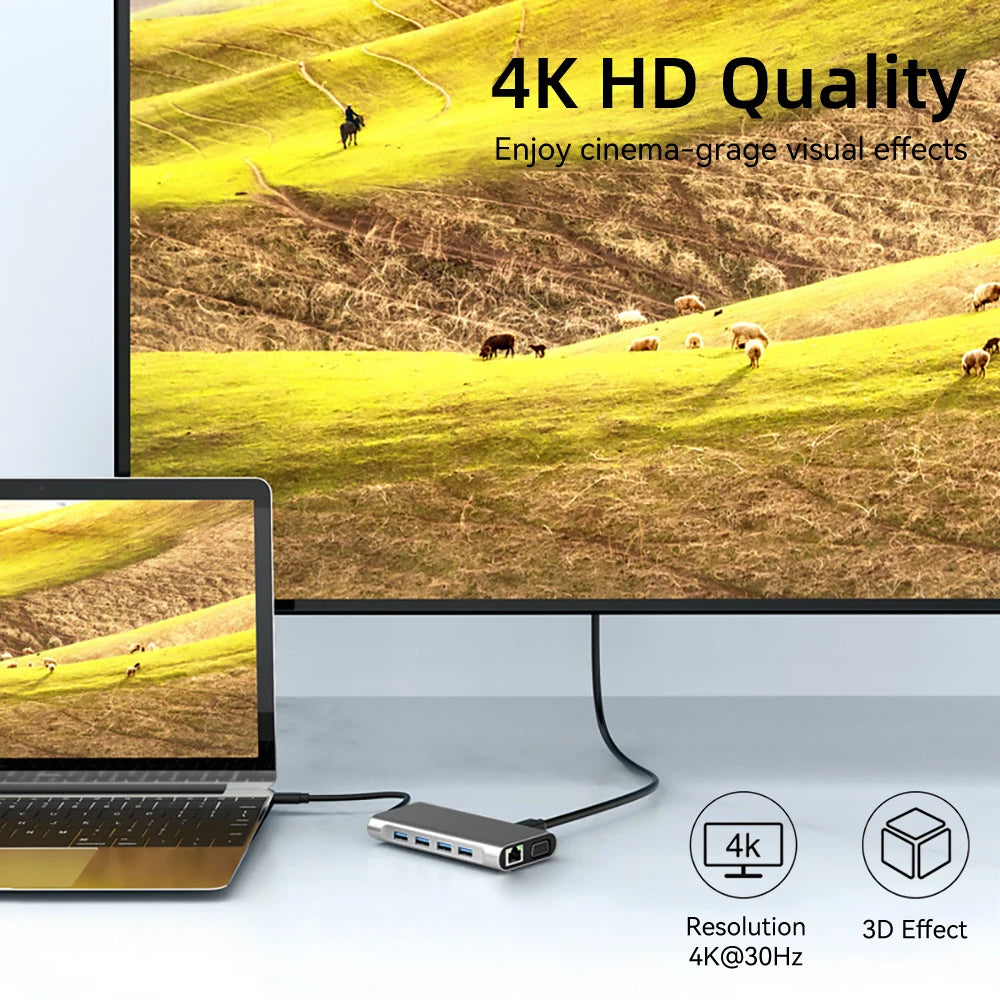 USB 3.0 HUB Type C to HDMI Adapter
