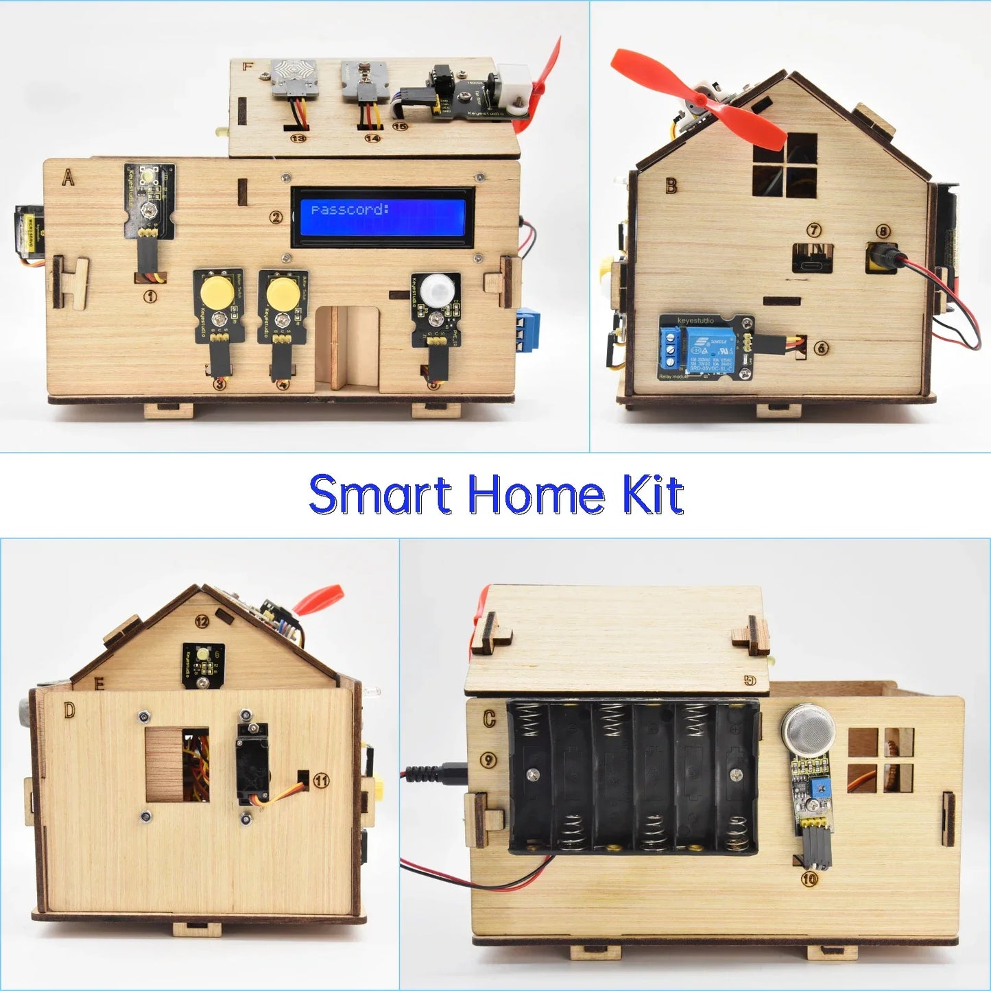 Keyestudio Smart IOT Home STEM Programming Kit for Kids