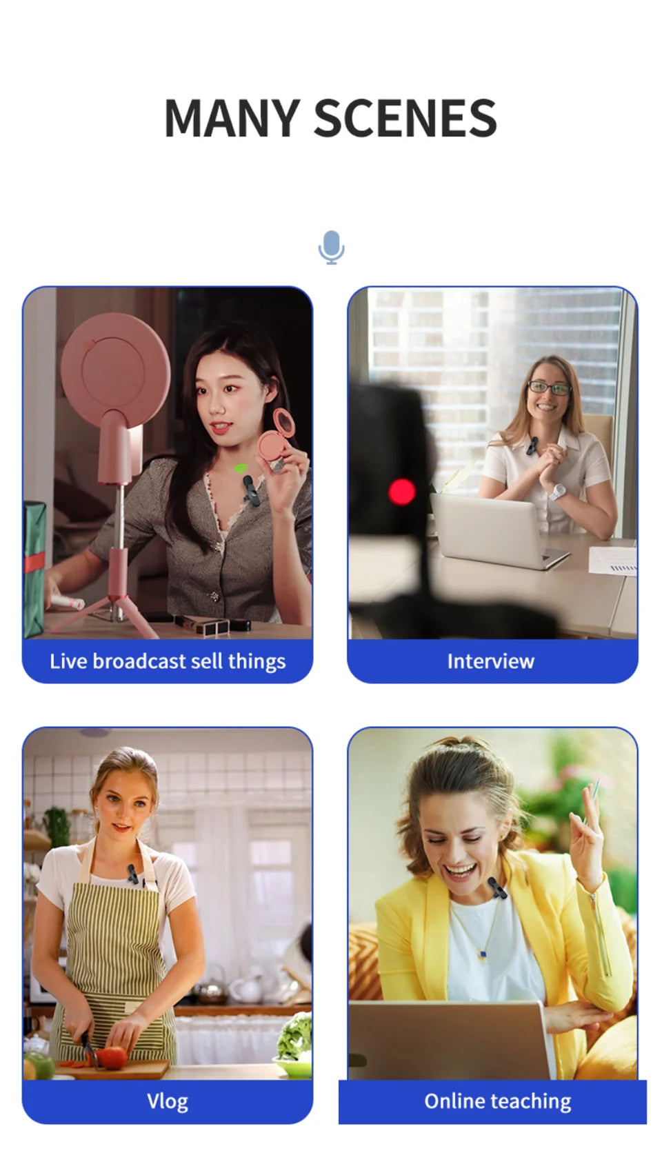 Lavalier Bluetooth Microphone