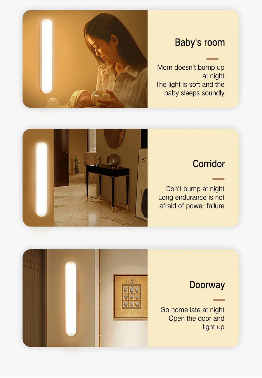 LED Closet Lamps with Adjustable Remote Control
