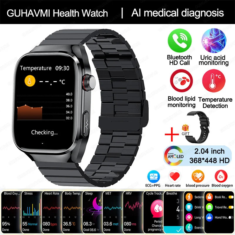 Uric Acid Body Fat Smartwatch
