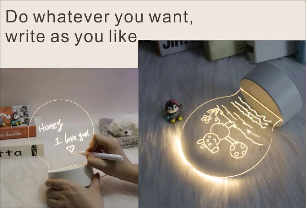 Changing Screen Board Night Lamp