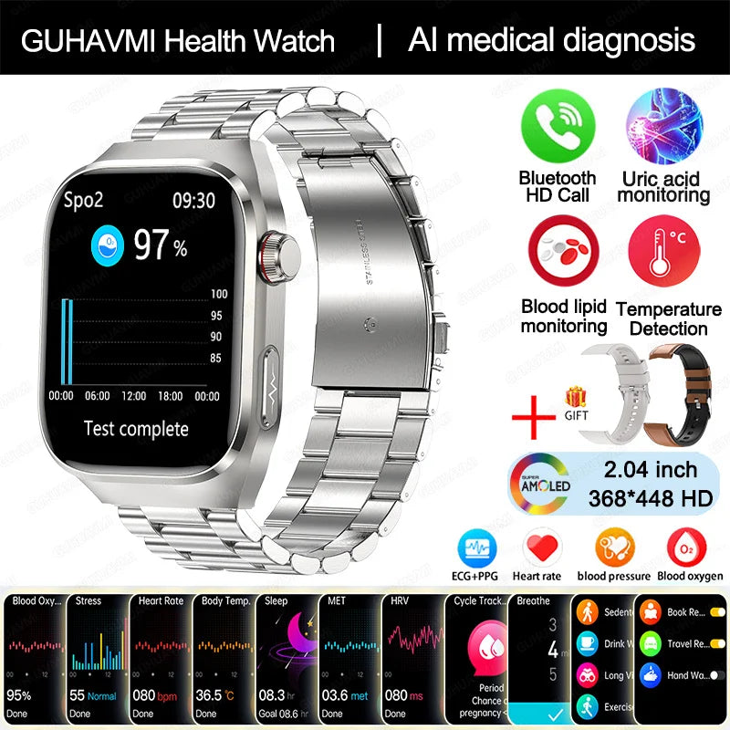 Uric Acid Body Fat Smartwatch