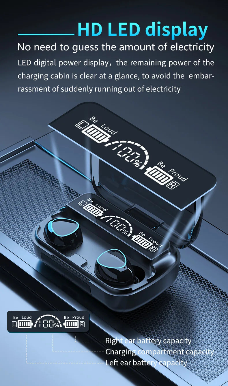 M10 Earphone Wireless Headset