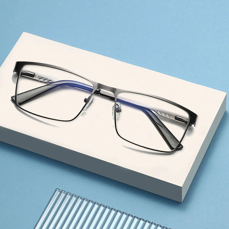 Square Metal Large Reading Glasses
