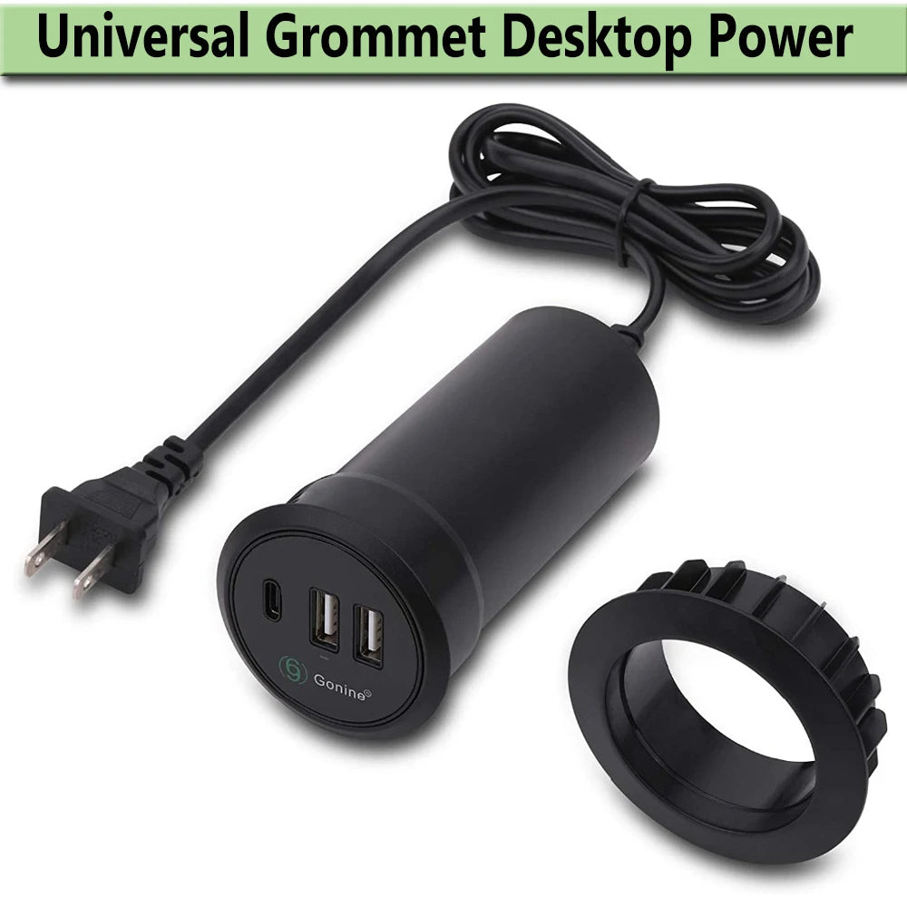 Universal USB-C Desktop Power Grommet