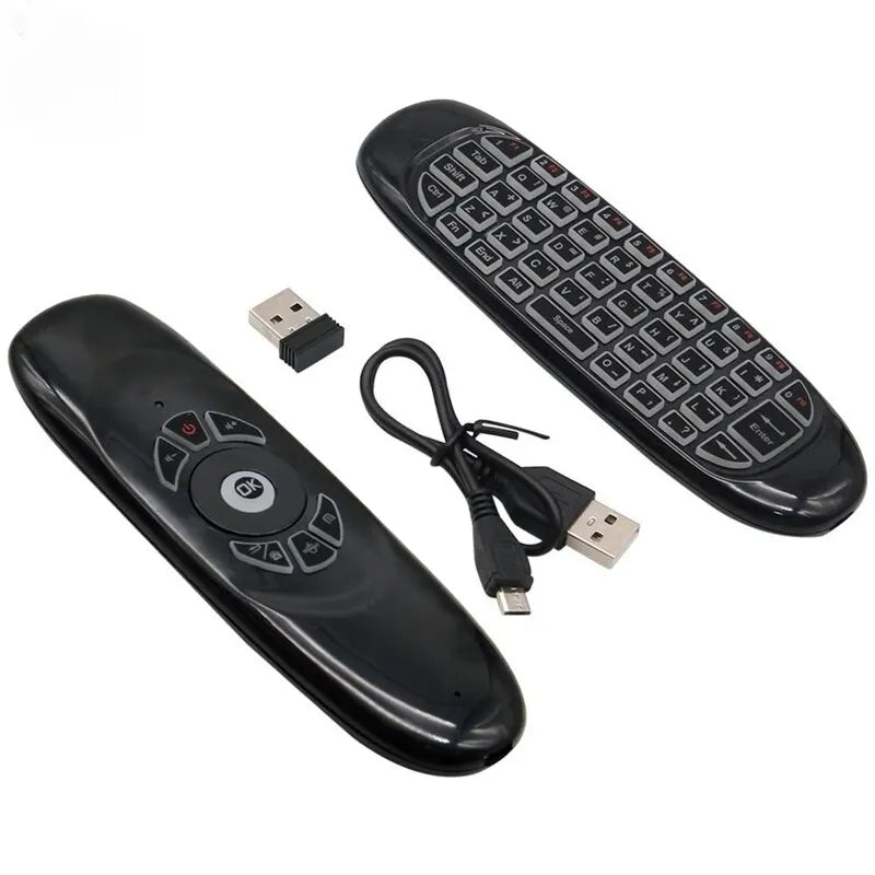 C120 RGB 7 Air Mouse & Keyboard Remote Control