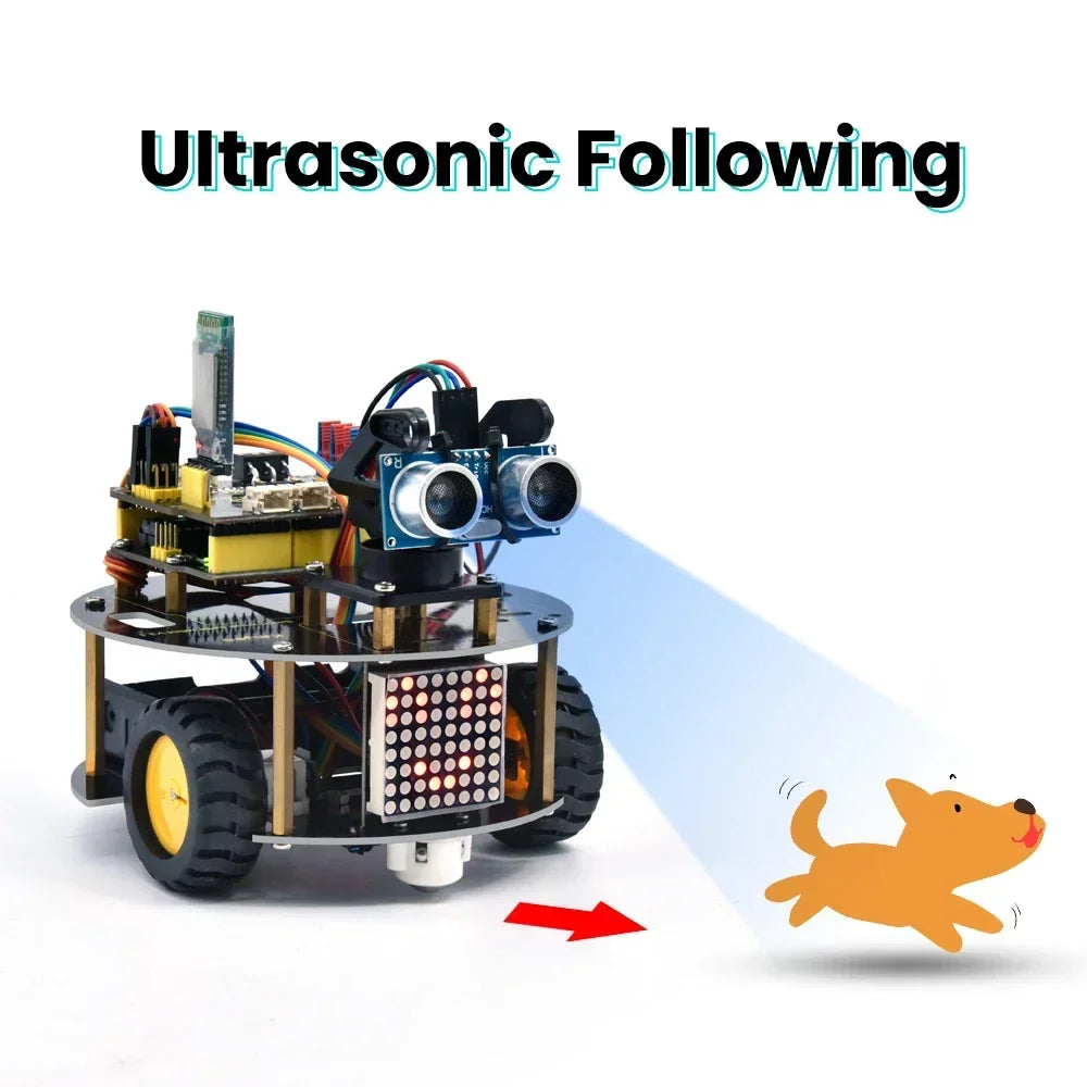 Keyestudio DIY Multifunction Smart Turtle Robot Car for Kids