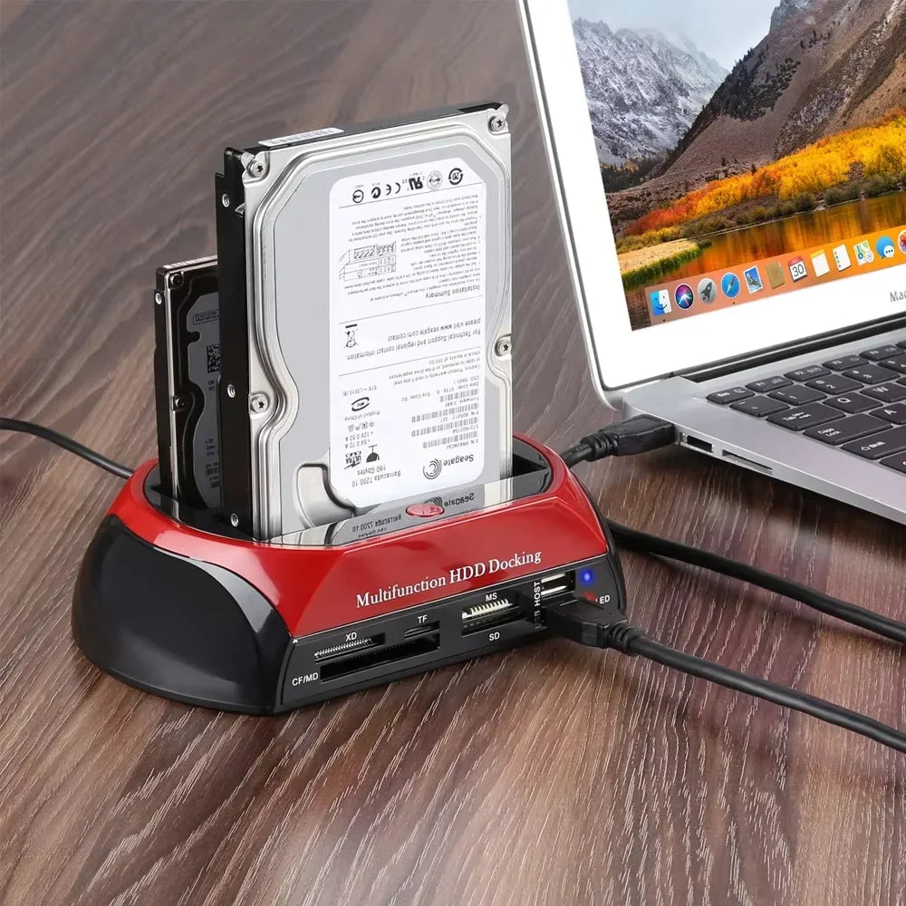 10 IN 1 Dual-bay Hard Drive Station