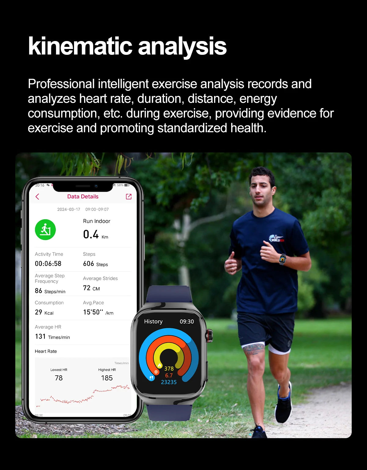 Uric Acid Body Fat Smartwatch