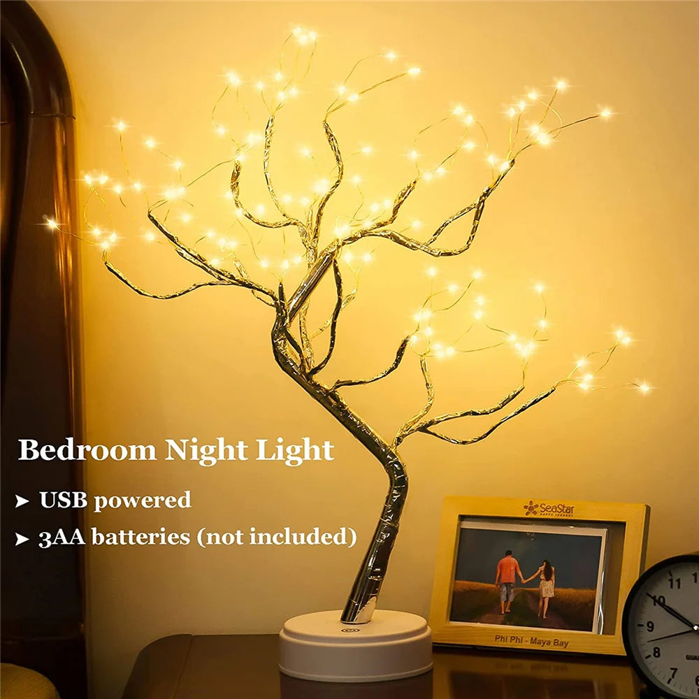 Led Fairy Firefly Tree Lamp