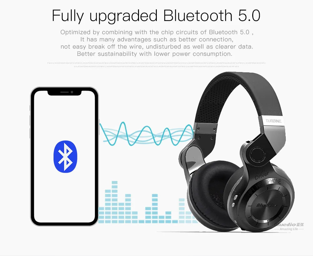 Bluedio T2+ Bluetooth Headphone