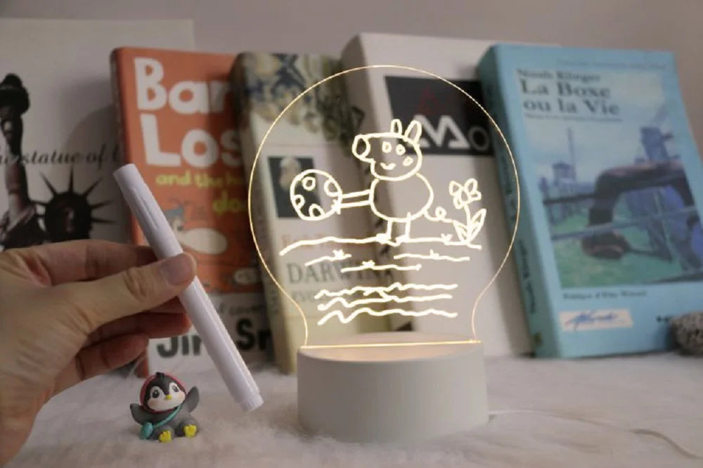 Changing Screen Board Night Lamp