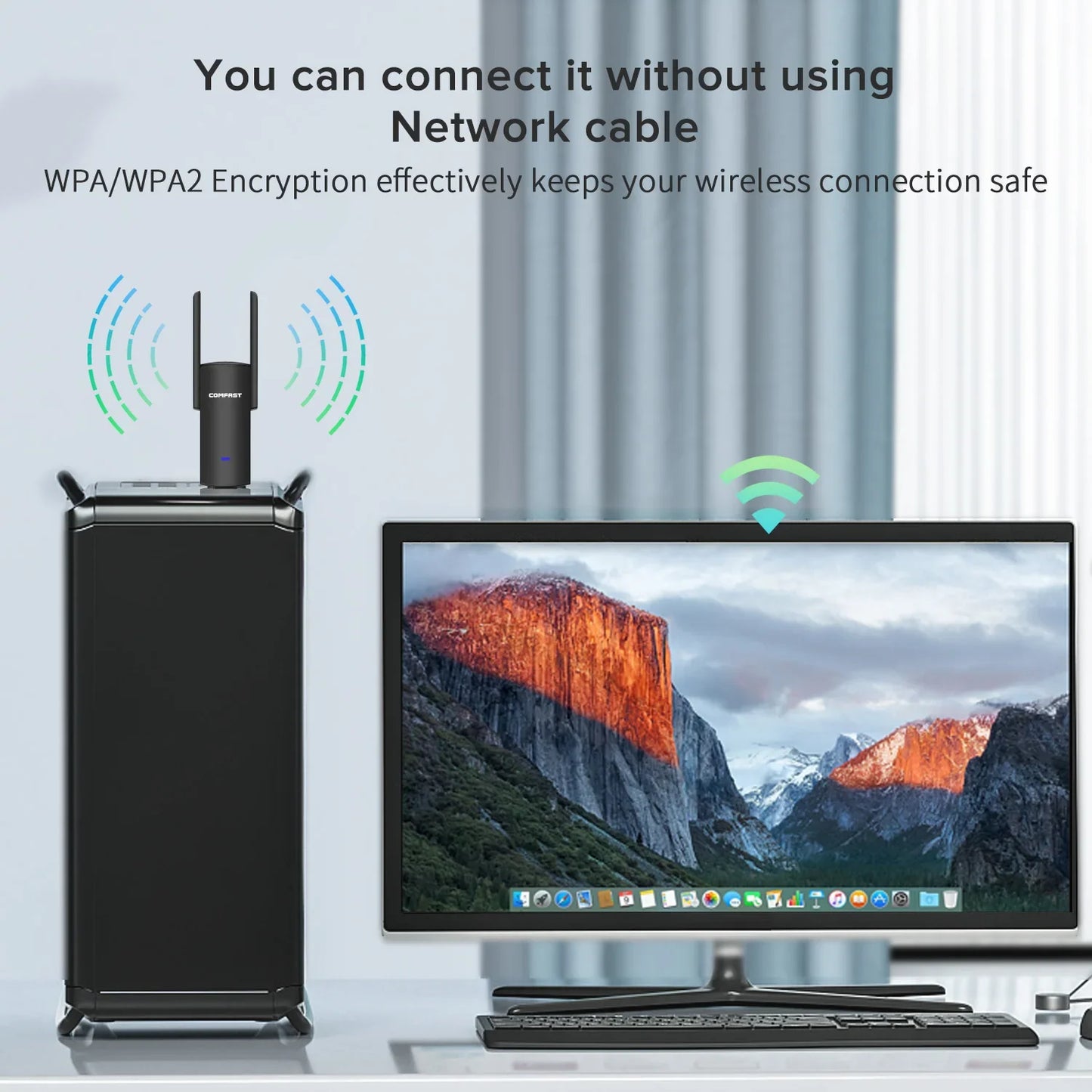 COMFAST 1300Mbps USB Wifi Adapter