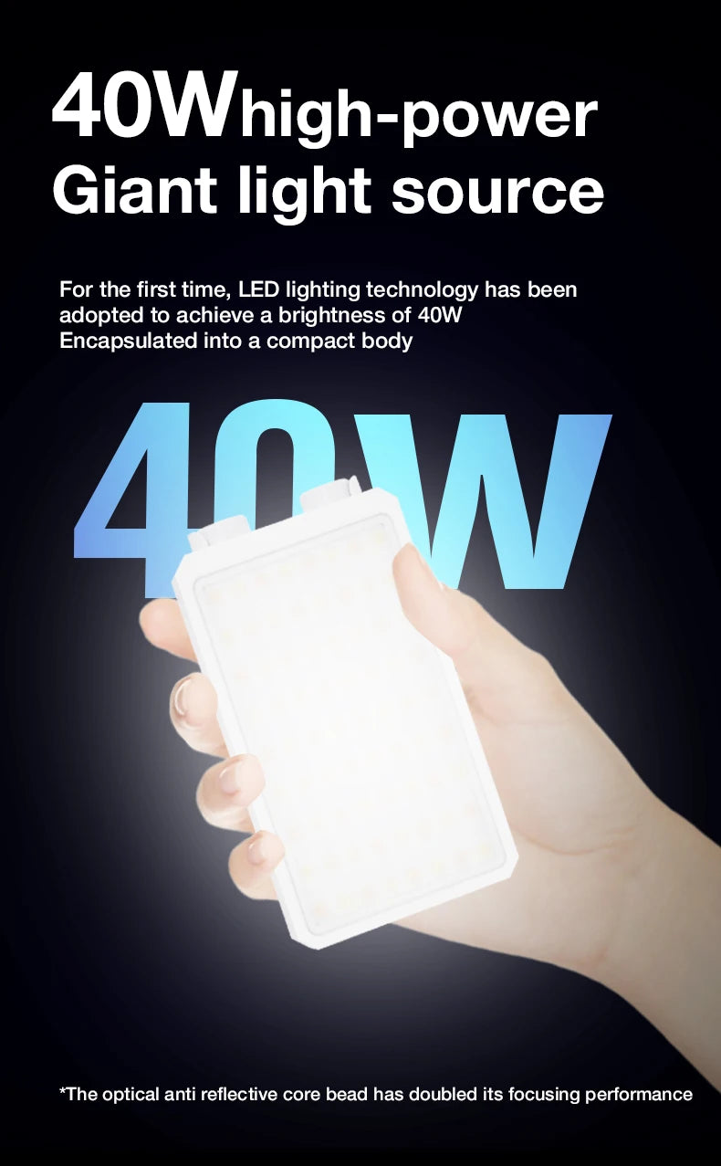 Video Light 40W Portable Cam Light