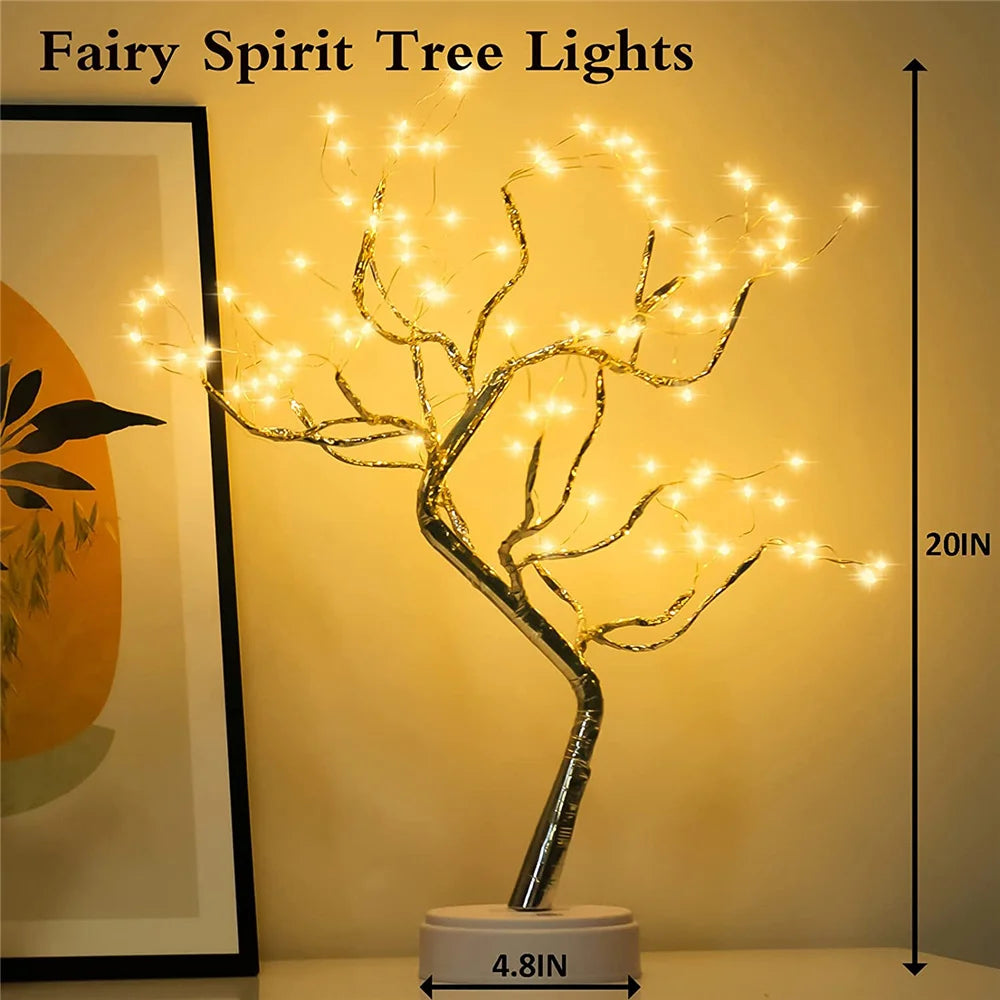 Led Fairy Firefly Tree Lamp