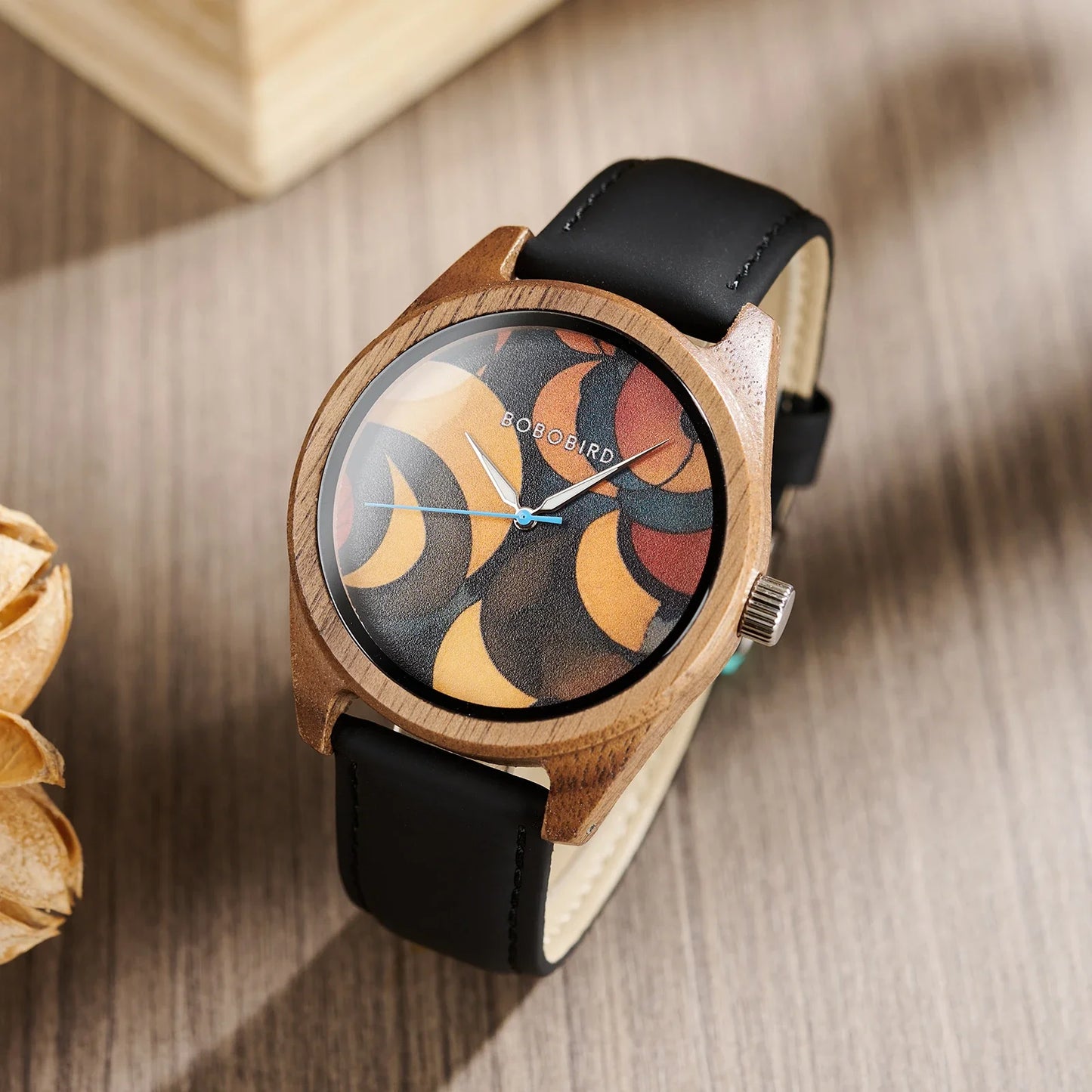 BOBOBIRD Wooden Quartz Watch for Men