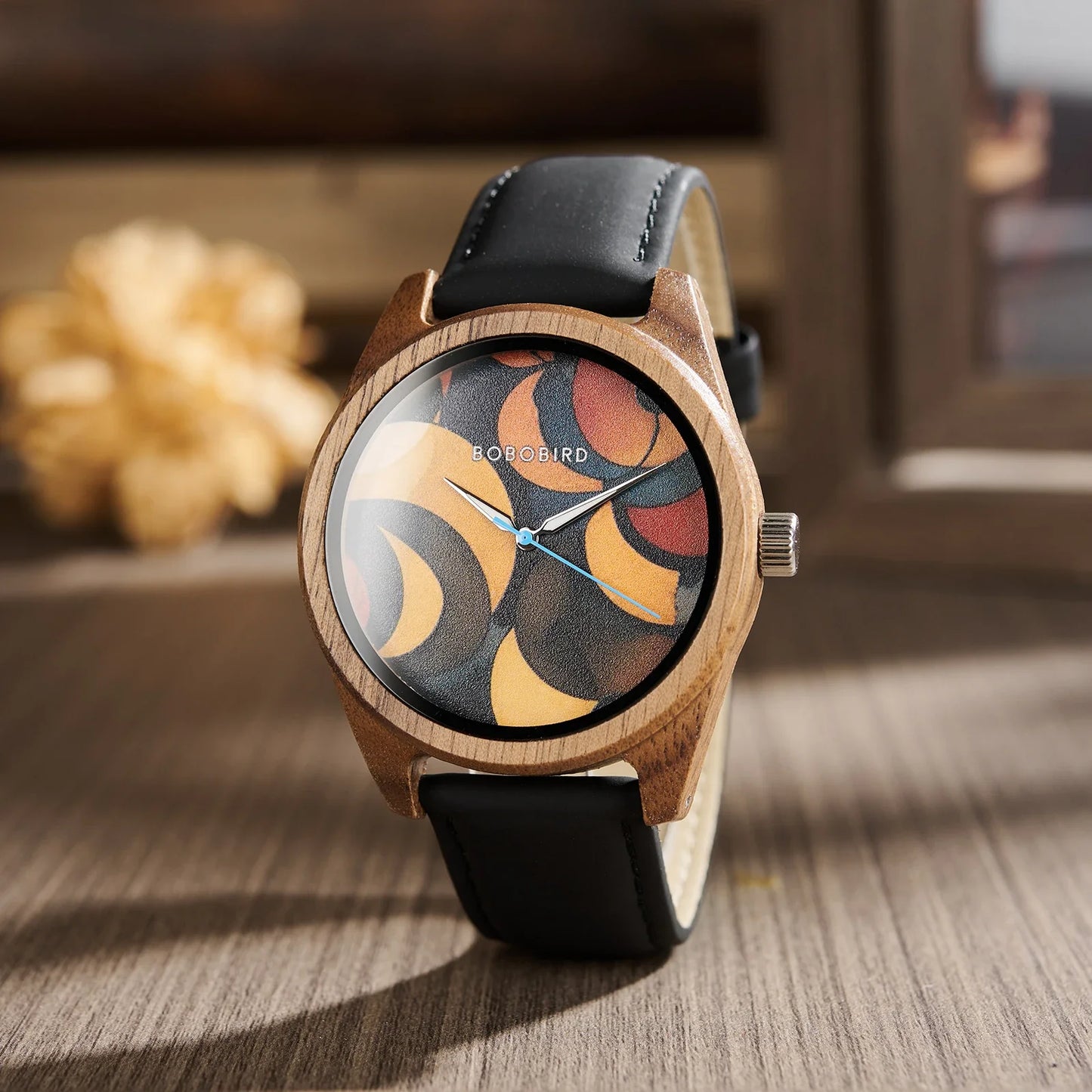 BOBOBIRD Wooden Quartz Watch for Men