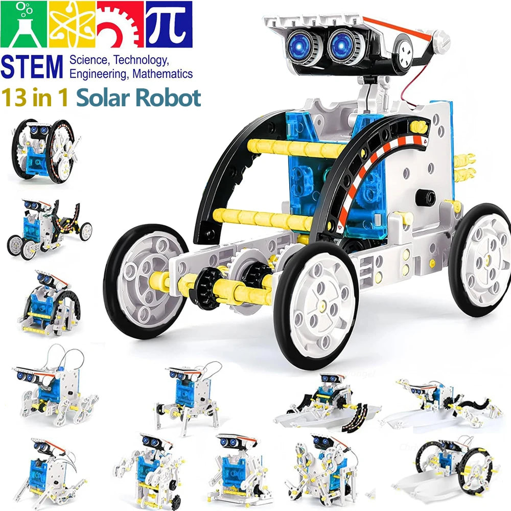 13-in-1 Solar Robot Kits for Kids