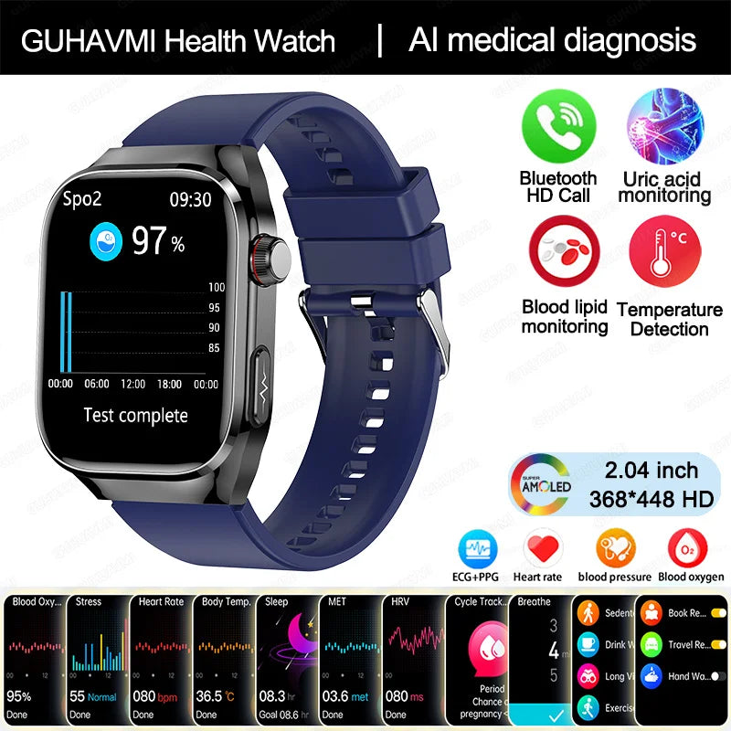 Uric Acid Body Fat Smartwatch