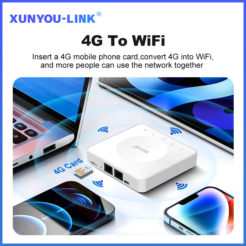 4G LTE Router WiFi 6 Mobile Wireless Router