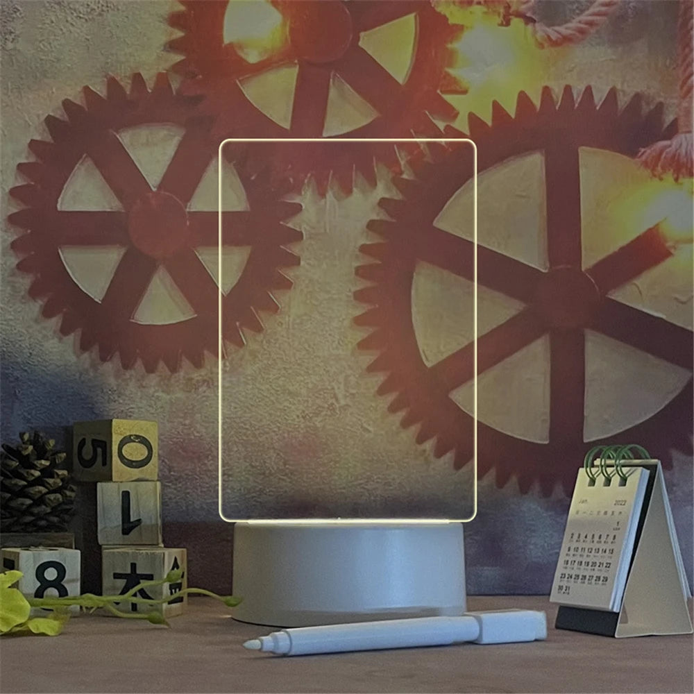 Transparent Luminous LED Night Vision Writing Board