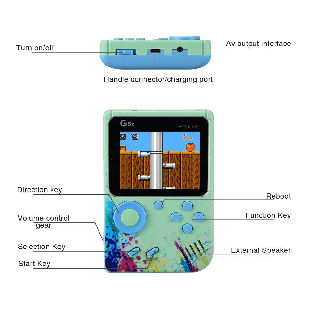 G5S 2.4 Inch Video Game Console