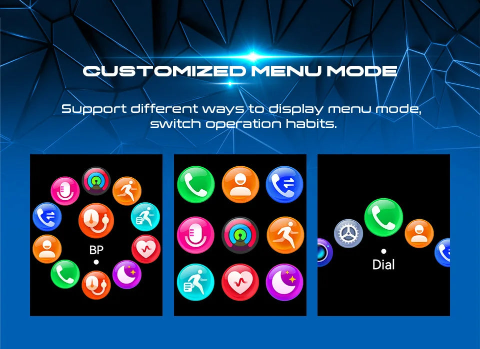 AMOLED Screen Men's Smartwatch