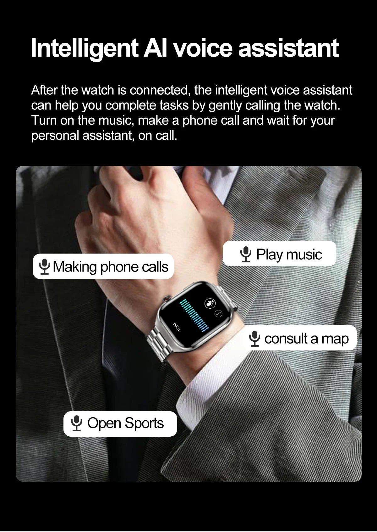 Uric Acid Body Fat Smartwatch