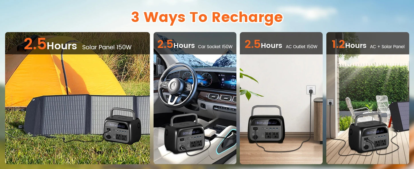 500W Portable Power Station