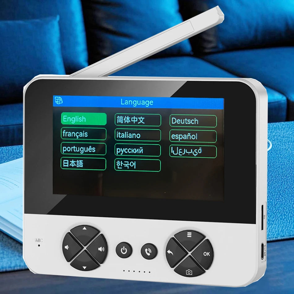 Mirixi Wireless 4.3 Inch IPS Video Doorbell with Camera