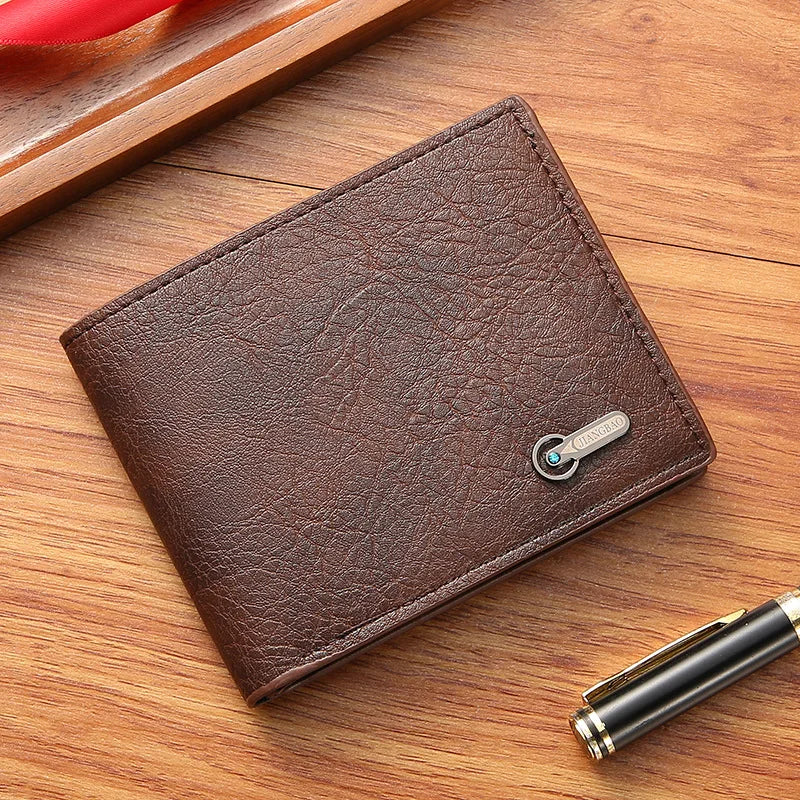 Men's Short Leather Wallet