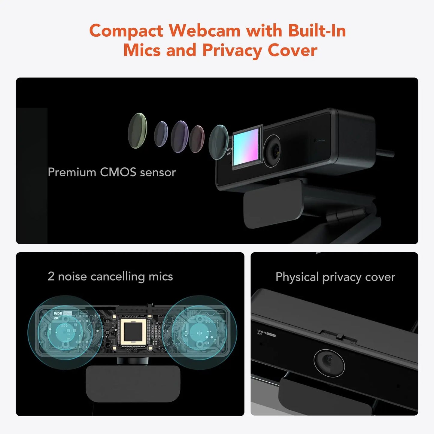 High Quality 1080p 60fps Full Hd Webcam