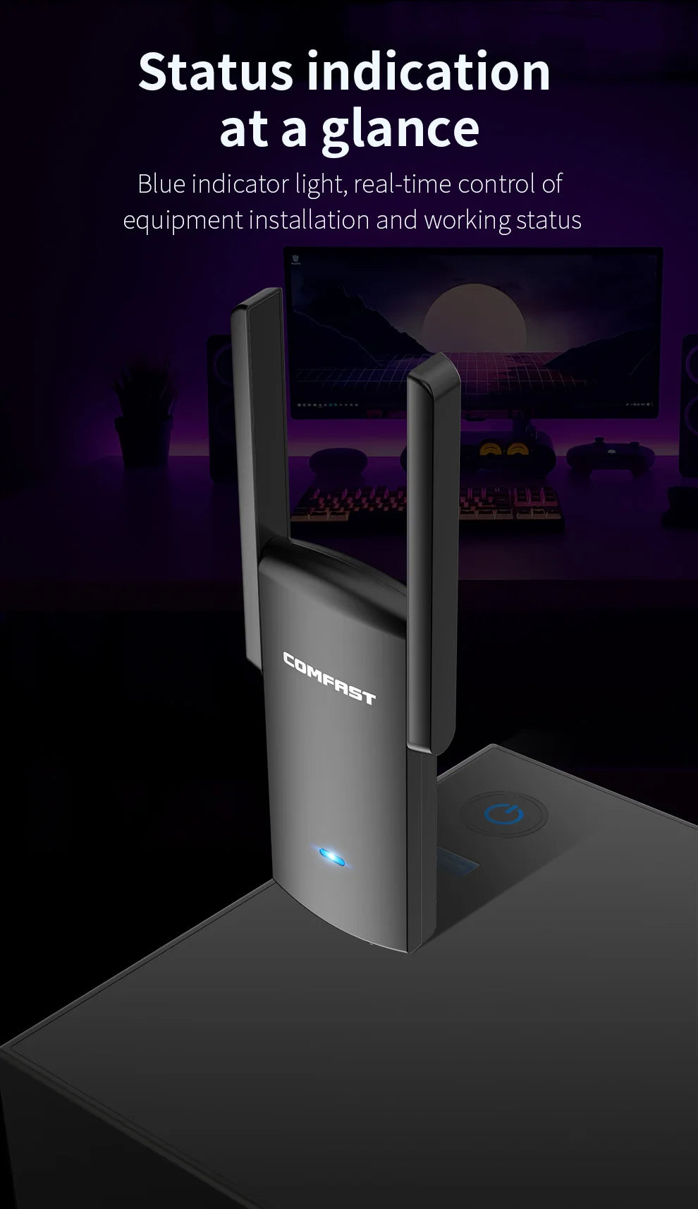 COMFAST 1300Mbps USB Wifi Adapter
