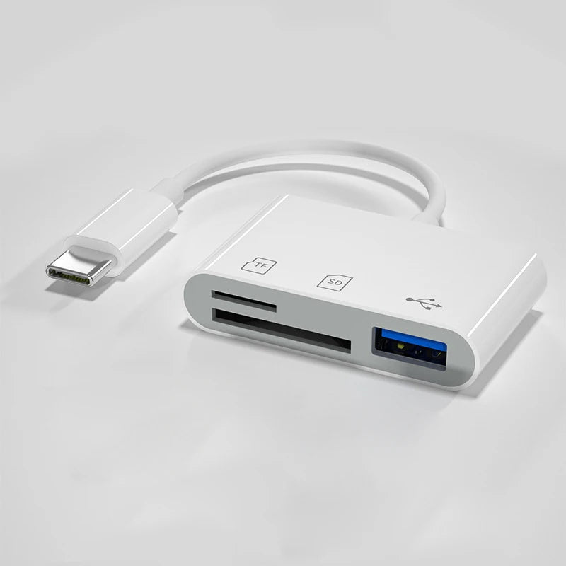5 In 1 SD Card Reader USB HUB