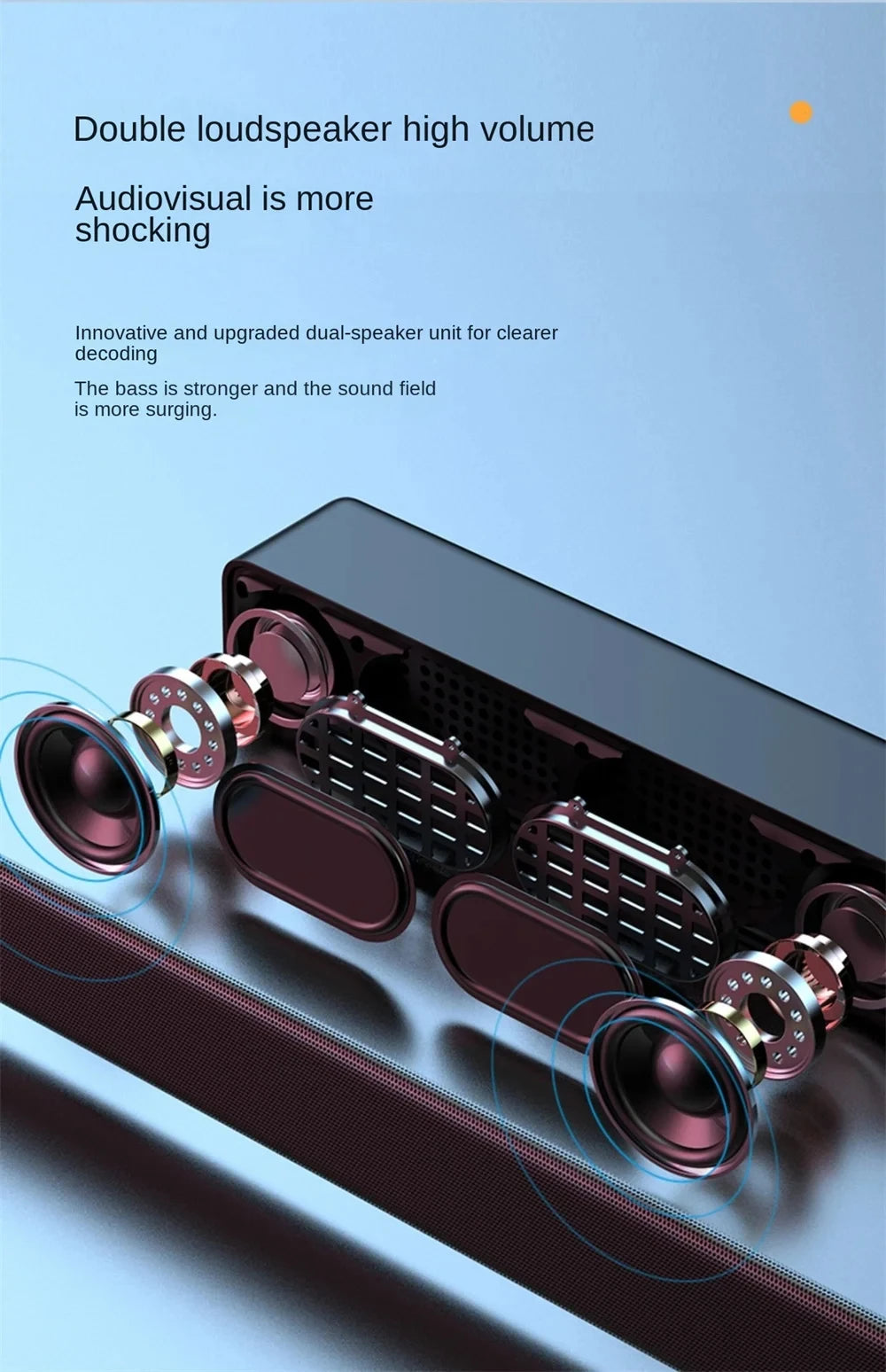Bluetooth Subwoofer Soundbar