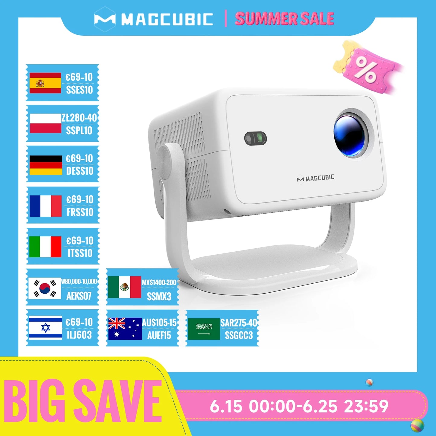Magcubic Native360° Projector