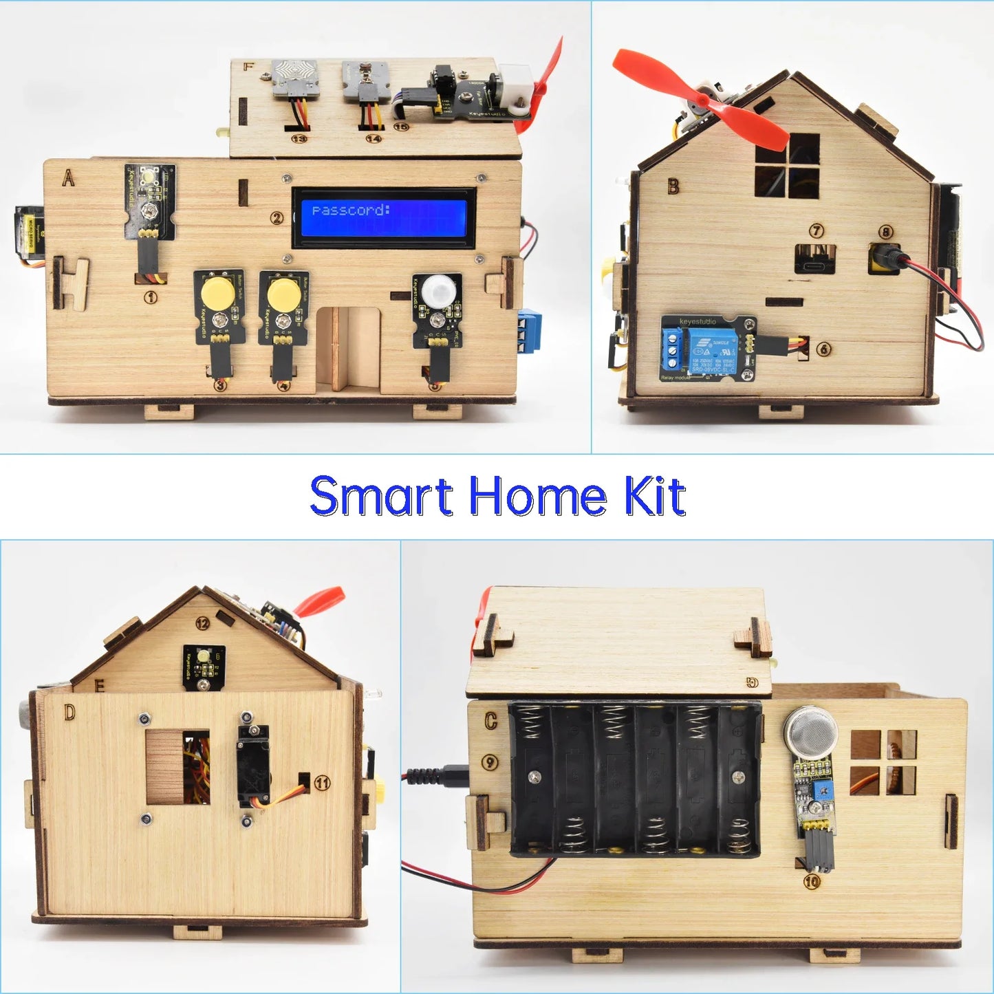 Keyestudio Smart IOT Home STEM Programming Kit for Kids