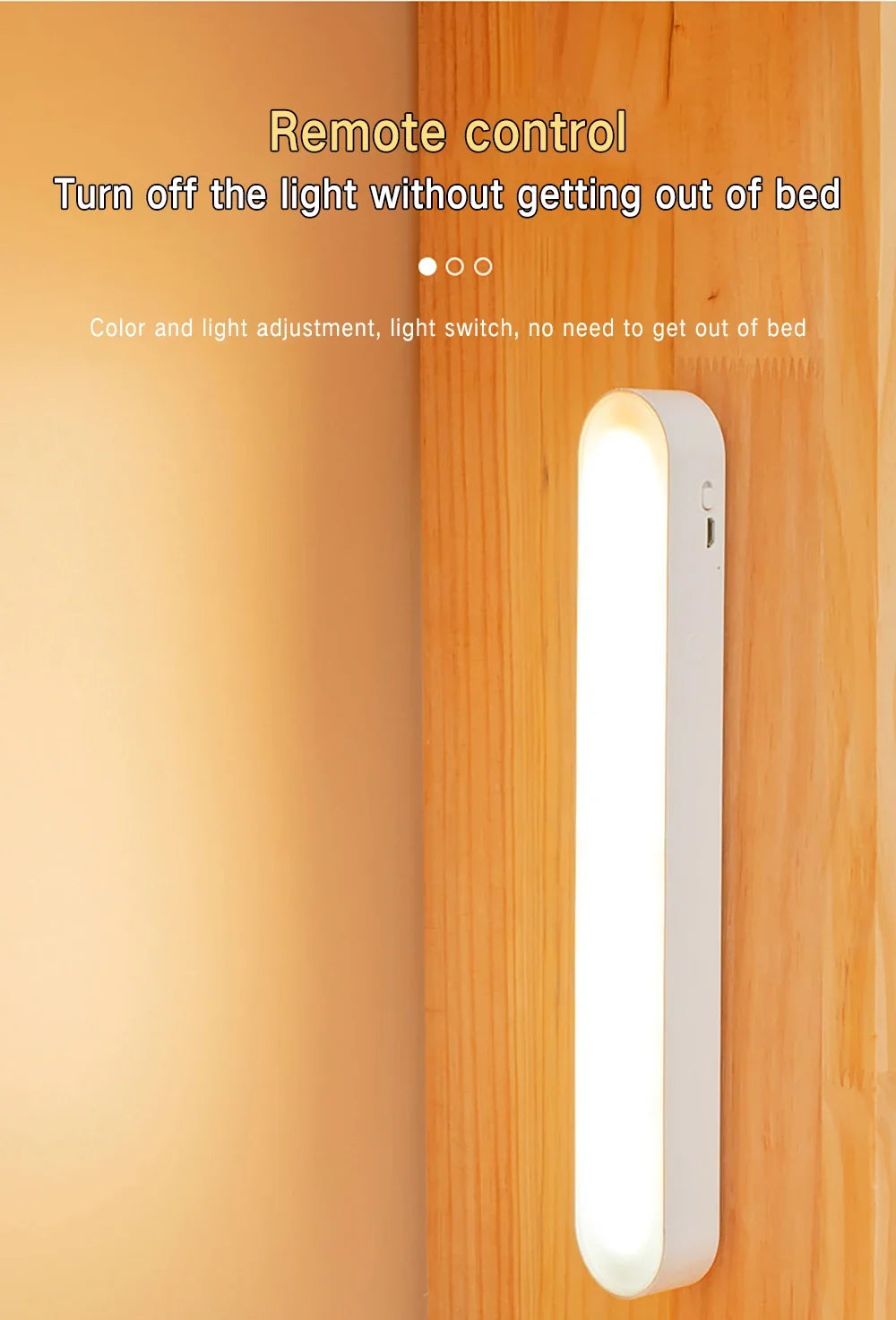 LED Closet Lamps with Adjustable Remote Control